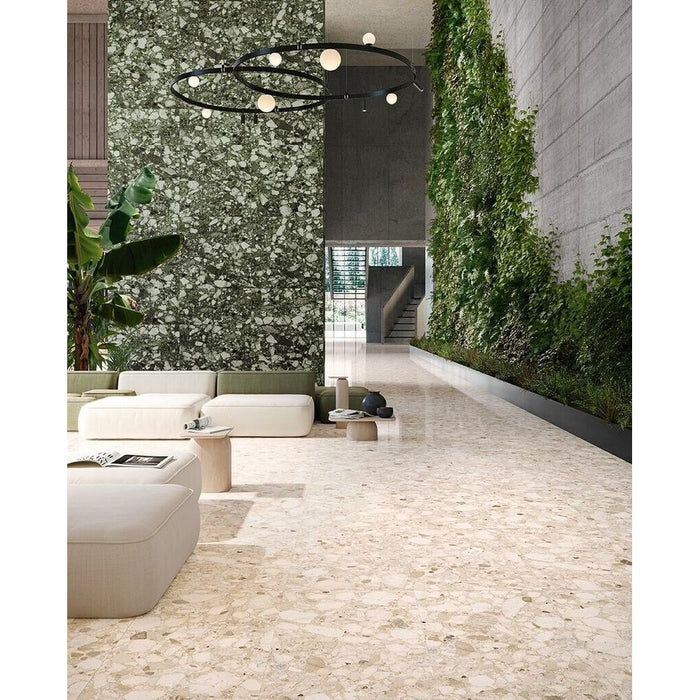 Venetian Ivory | Terrazzo Tile | Matt Finish | 60cm x 120cm