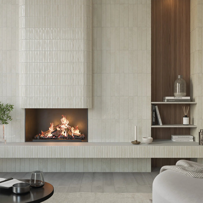 Elazar Brick Tile | Blanco | Wall Tile | 5cm x 25cm