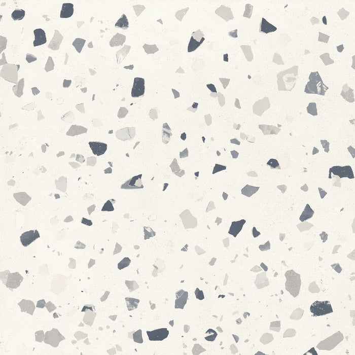 Veneto Medium White Terrazzo Concrete style Porcelain wall and floor tiles CUT TILE SAMPLE